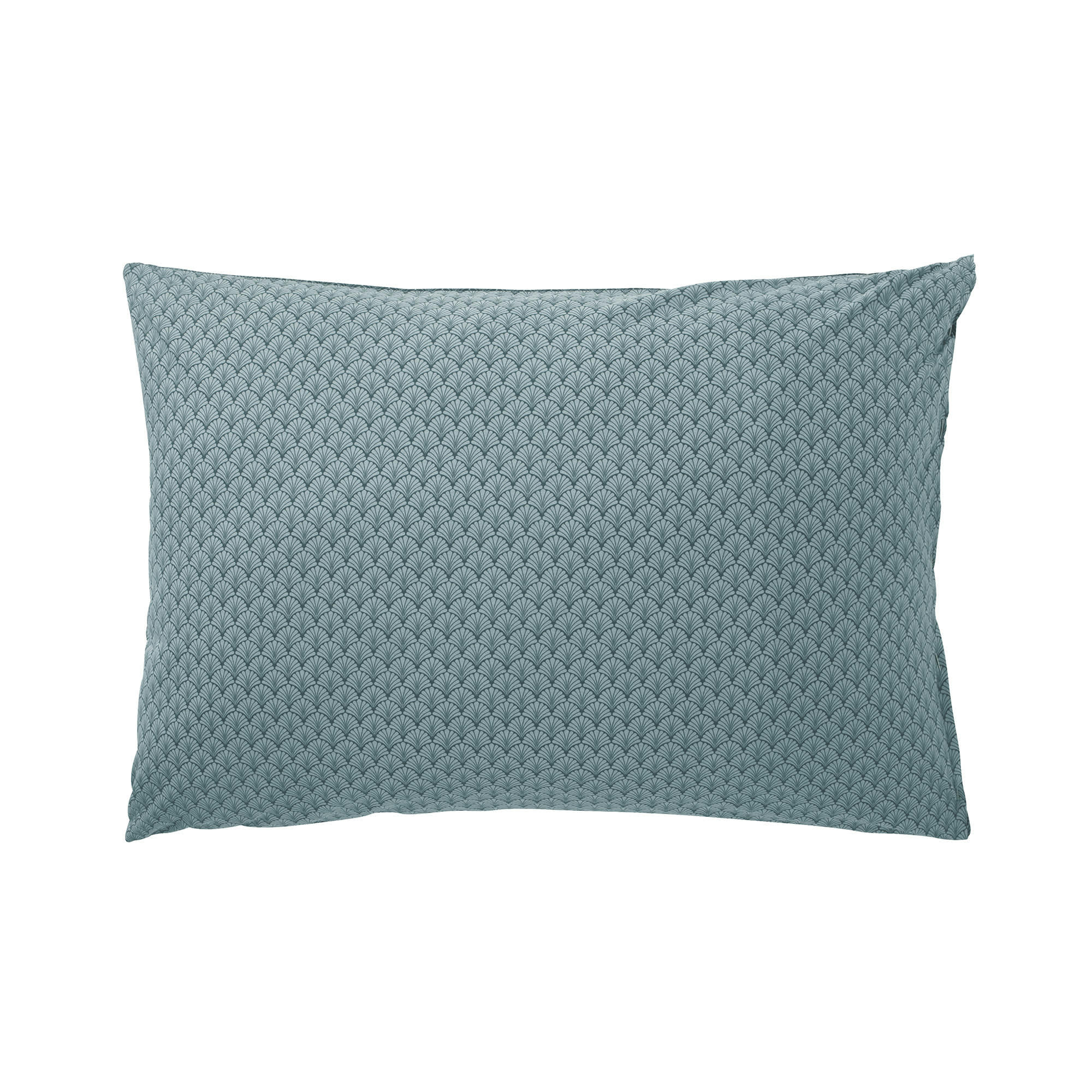 CAMILLE - Taie d'oreiller en bambou vert émeraude 50 x 70