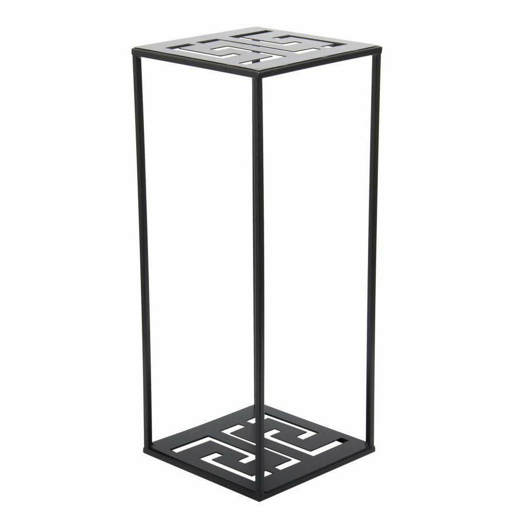 Nowoczesny stojący kwietnik czarny 60 cm LOFT