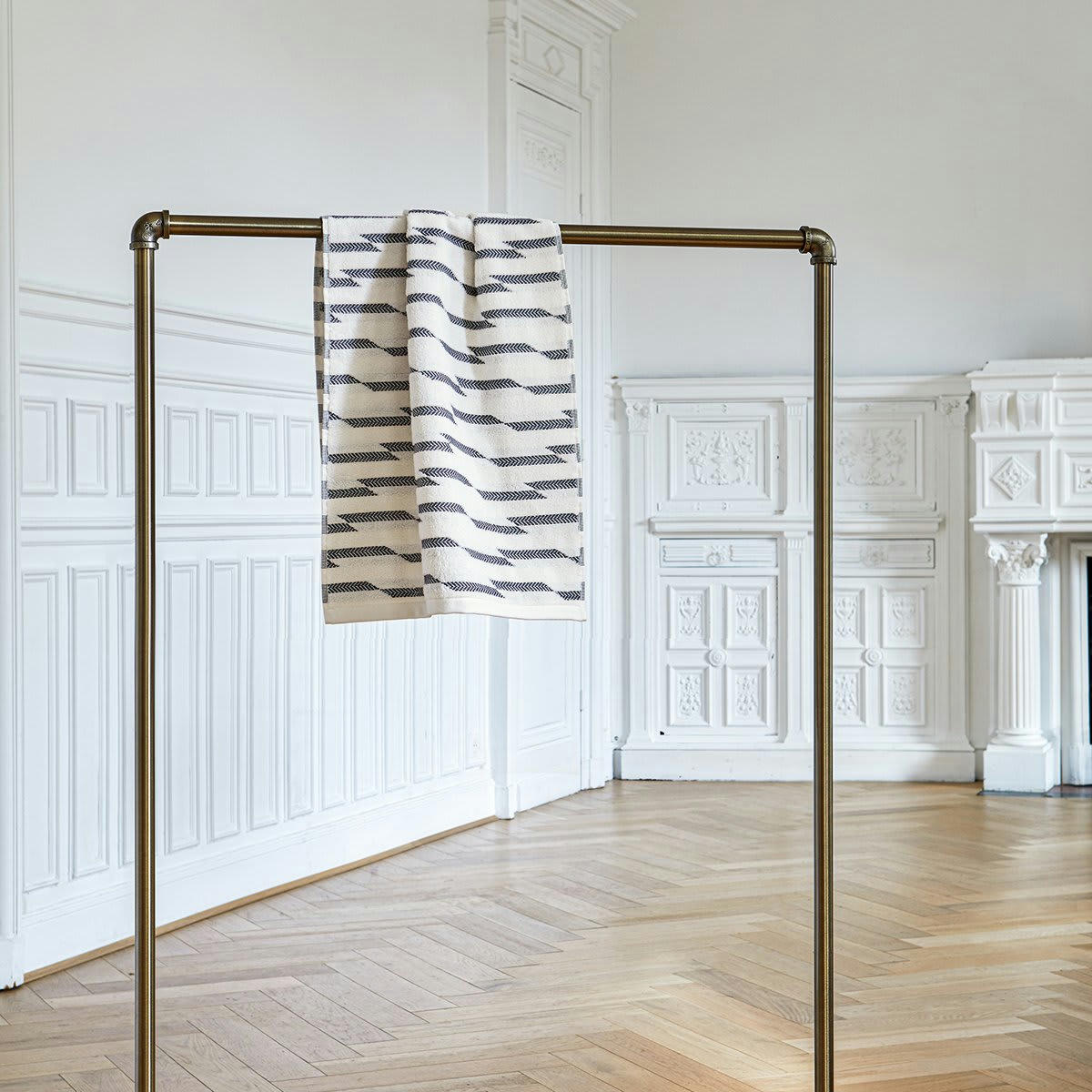 PRÉCIS - Serviette coton blanc 50x100 cm