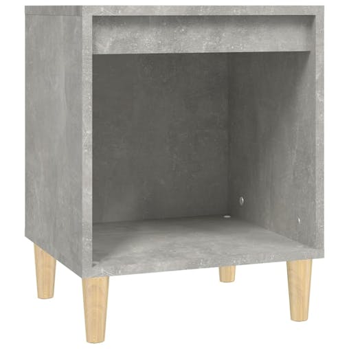 NNEVL Bedside Cabinet Concrete Grey 40x35x50 cm