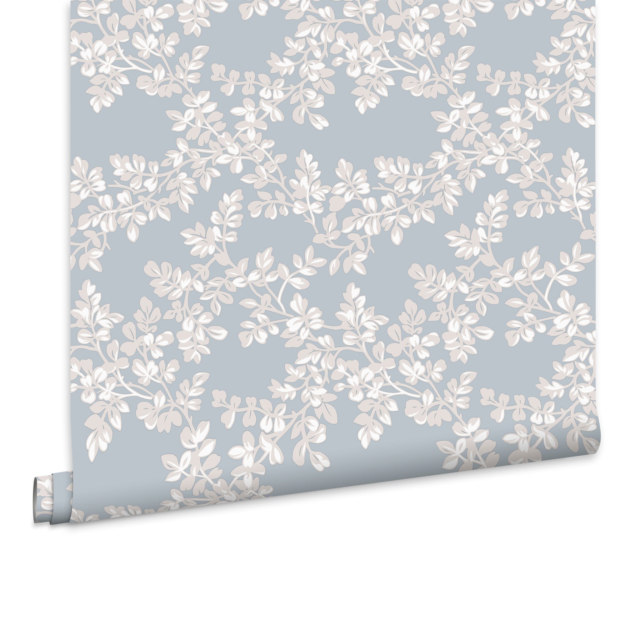 Laura Ashley Vliesbehang - Burnham Pale Seaspray - 10mx52cm