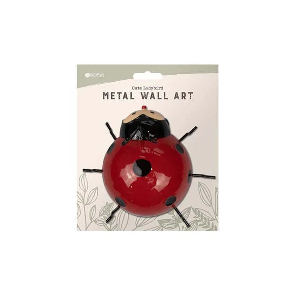 Rowan Cute Ladybird Metal Wall Art