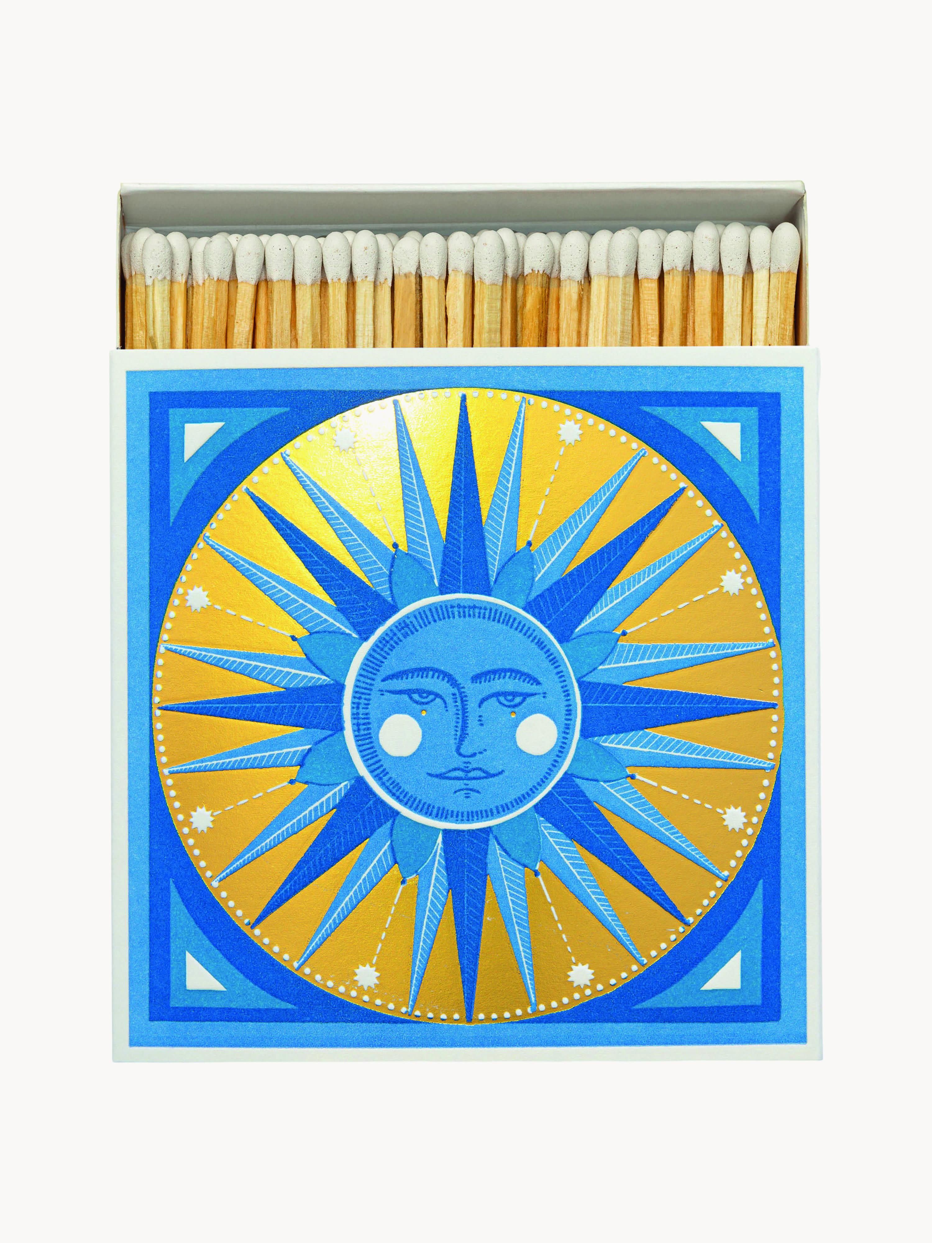 Design Streichholzschachtel Golden Sun