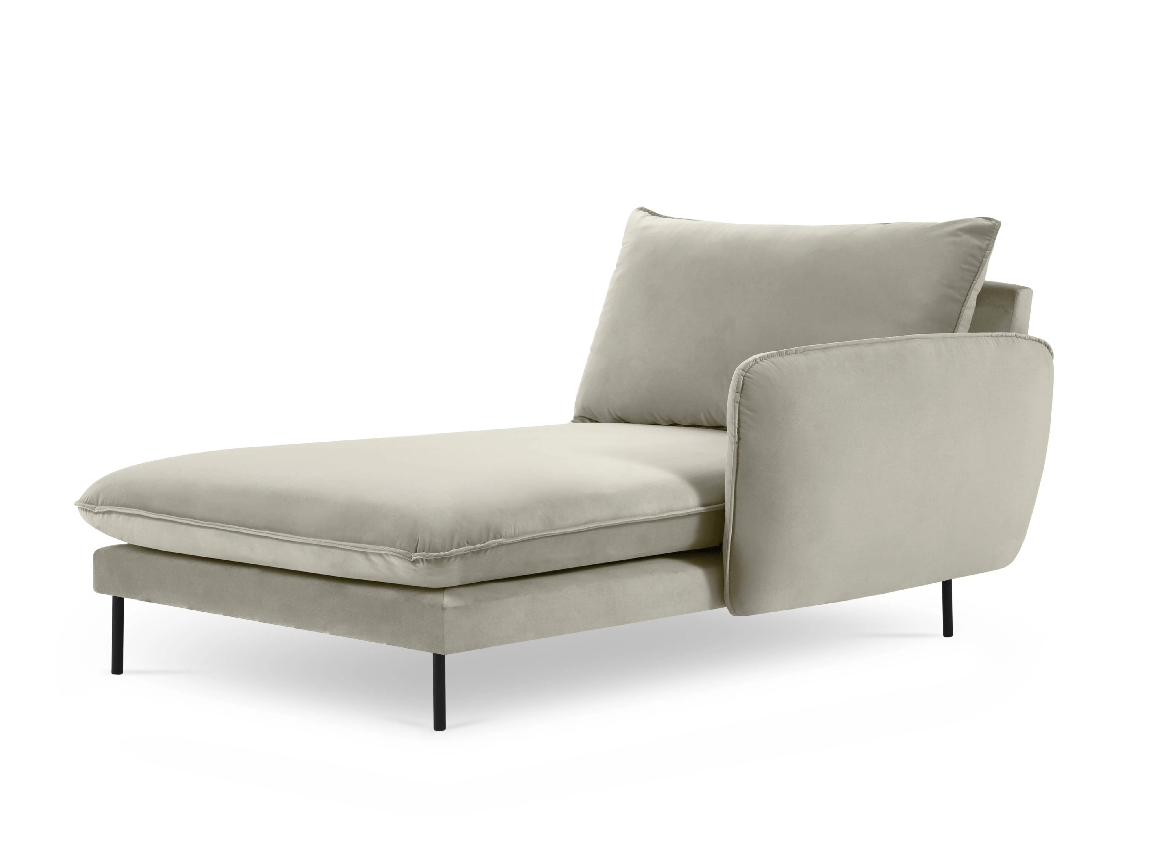 Chaise longue Vienna rechts velvet