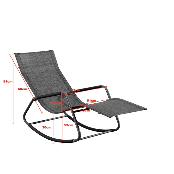 Schaukelliege »Rockstar«, 143x57x81cm, Tragbarkeit bis 120kg