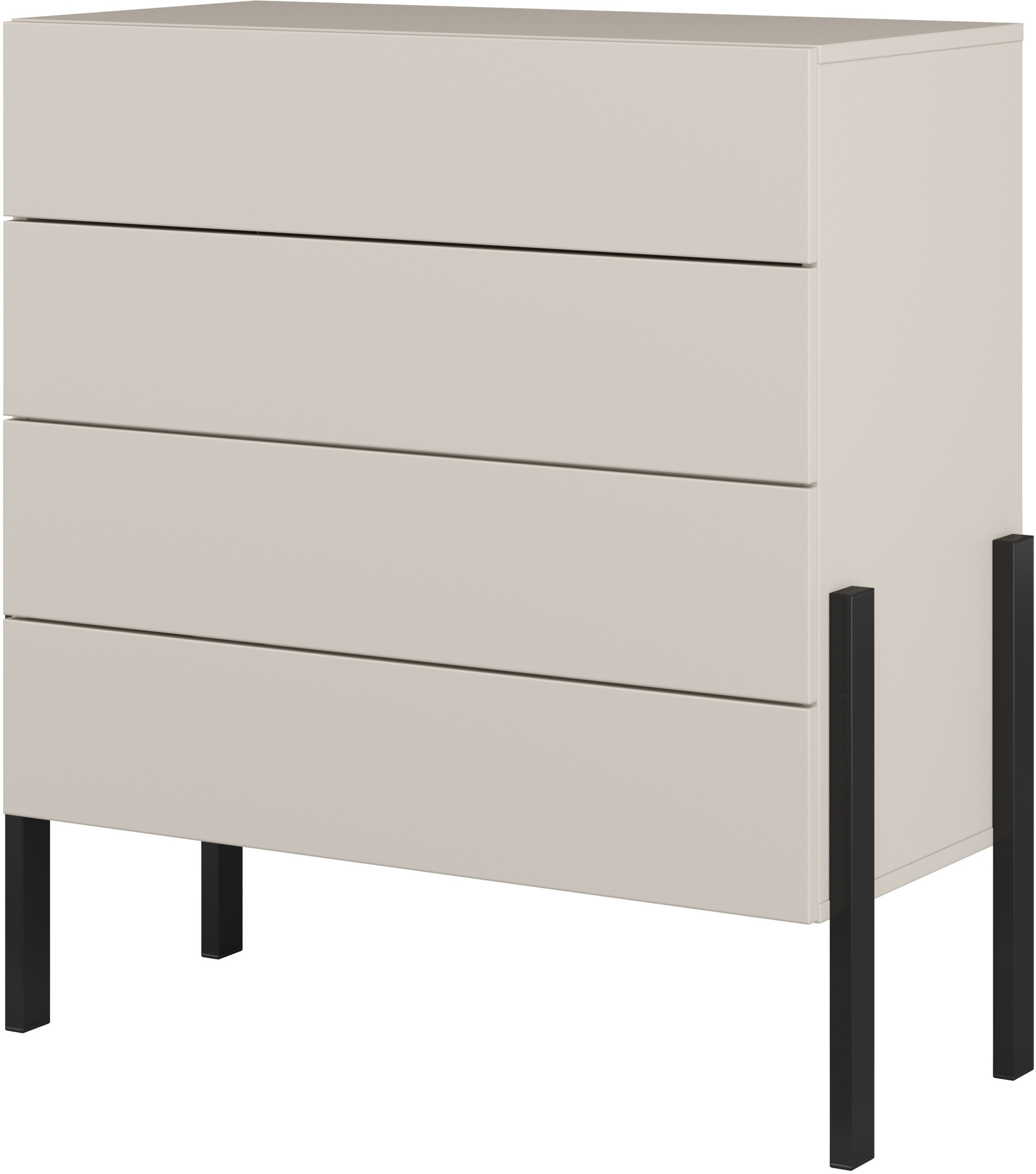 Komoda 80 cm z szufladami do sypialni kaszmir JUKON