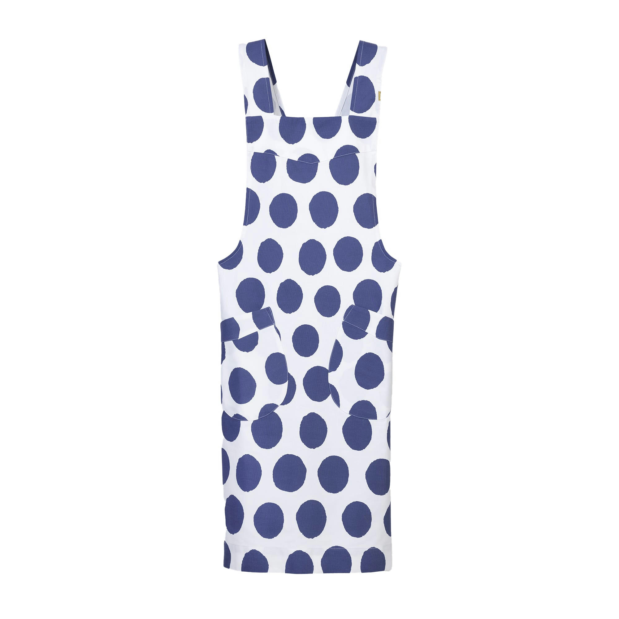 - Tablier japonais en coton à pois