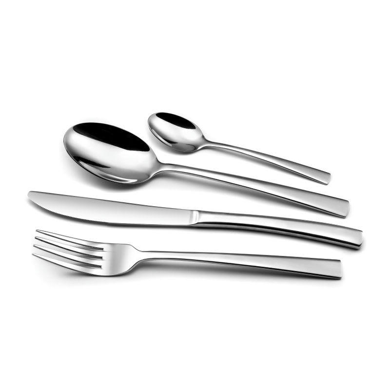 ZEST - Ménagère 48 couverts en Acier Inoxydable