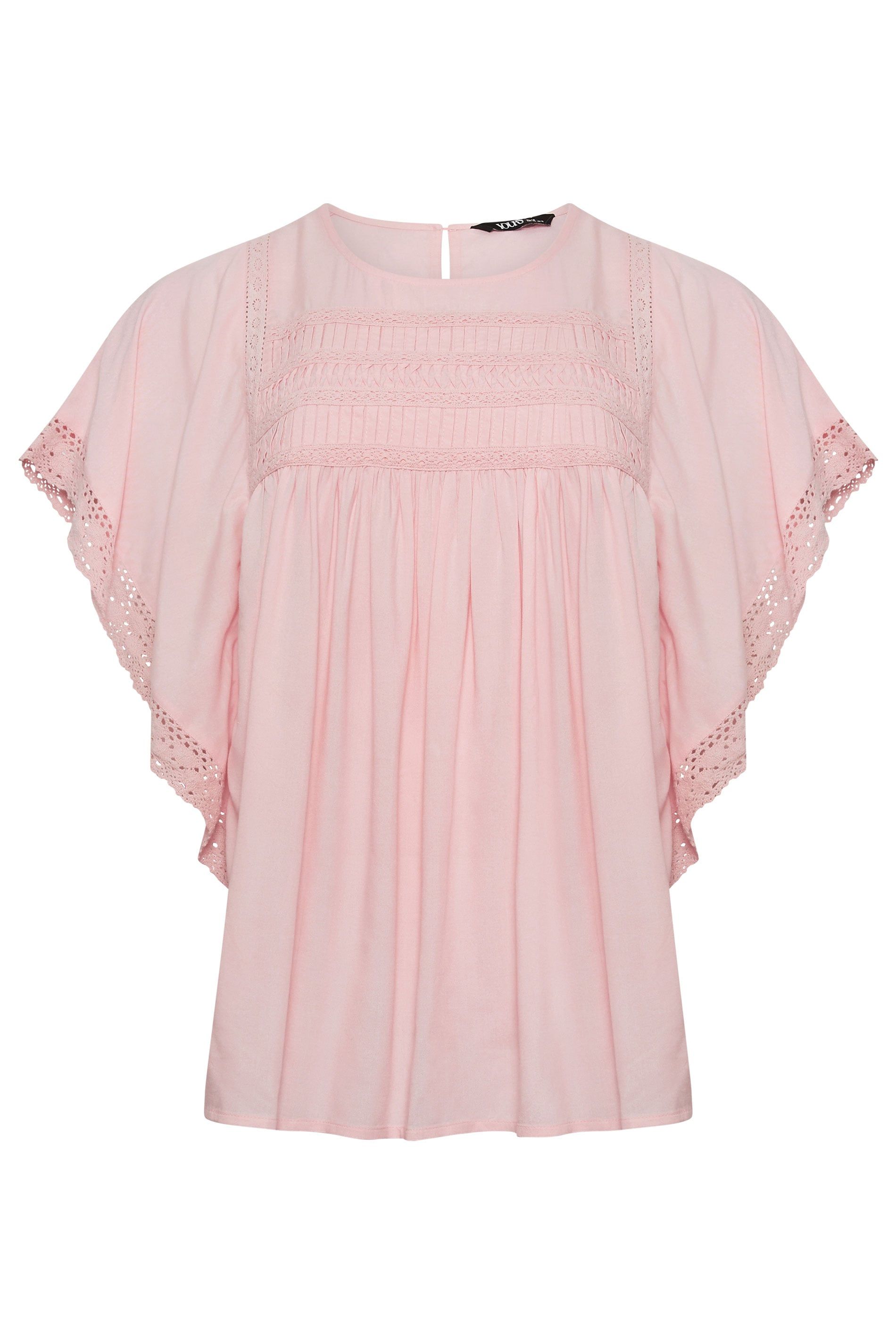 Yours Crochet Drape Sleeve Blouse