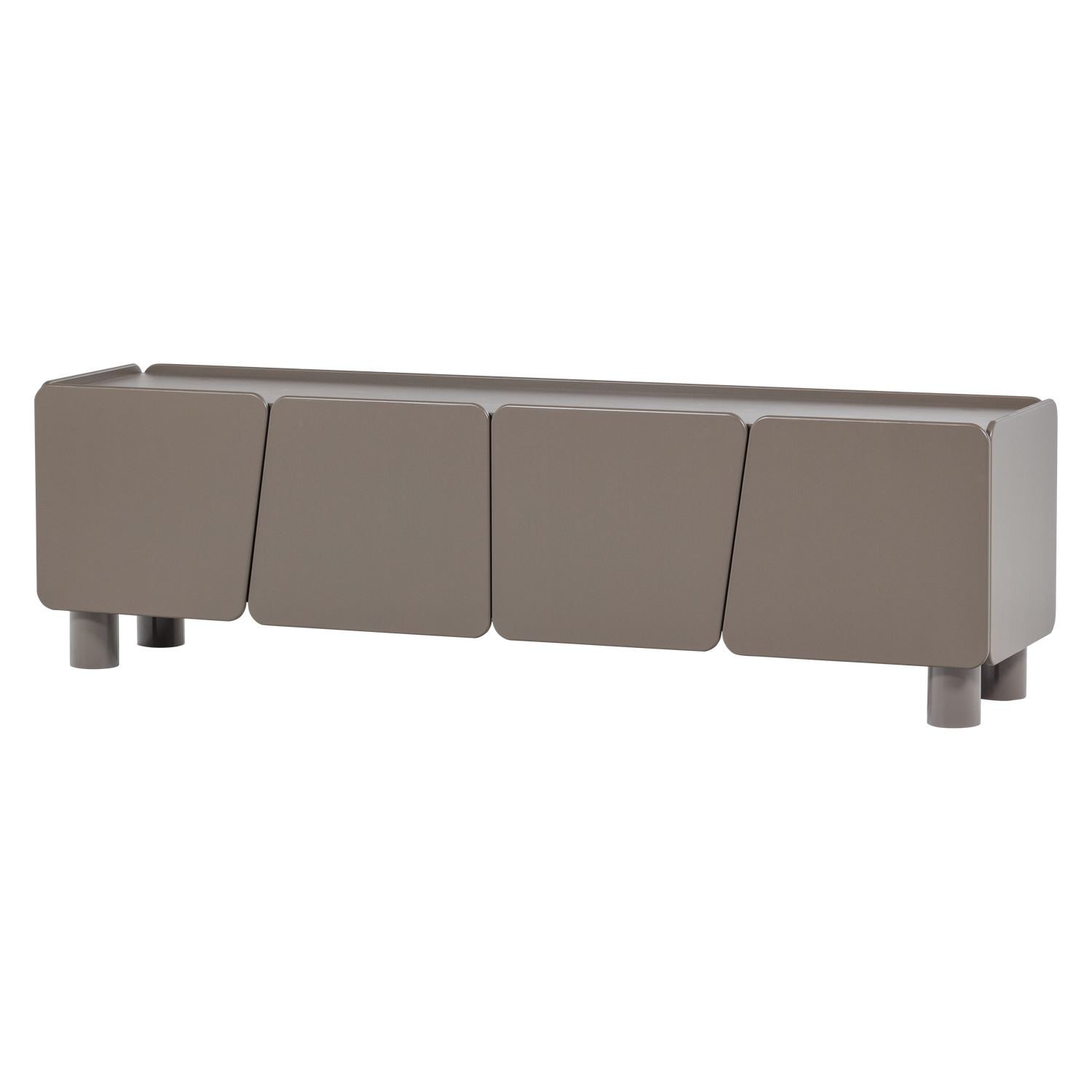 WOOOD Root Tv Meubel 200 CM - Grenen - Truffel Bruin - 58x200x45