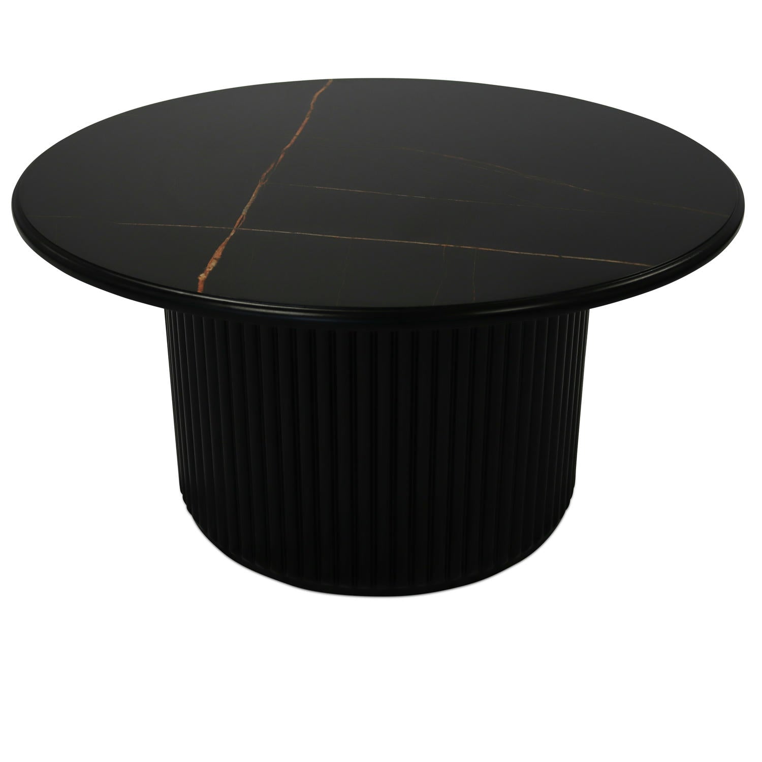 Furnhouse ronde salontafel Easy - Zwart - Ø 80 cm
