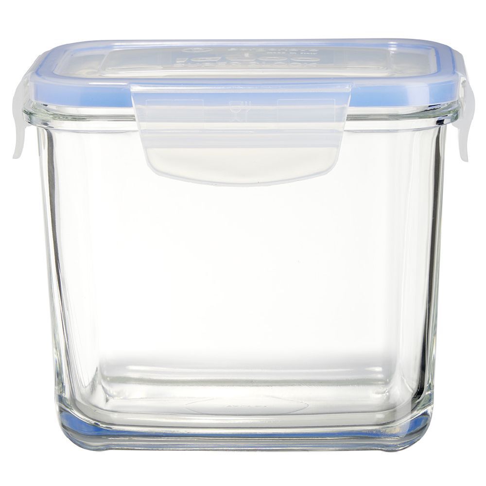 BoÎte de conservation en verre hermétique L14xl11,9xH9,4 cm