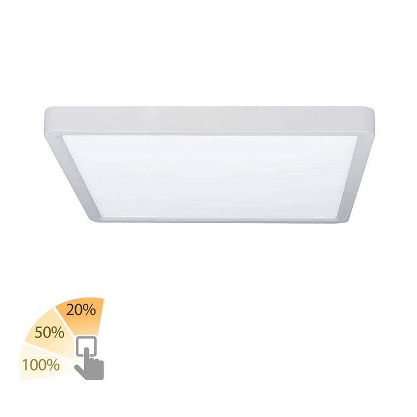 Highlight plafondlamp Piatto - 1 lichts - 30 x 2.5  cm - wit