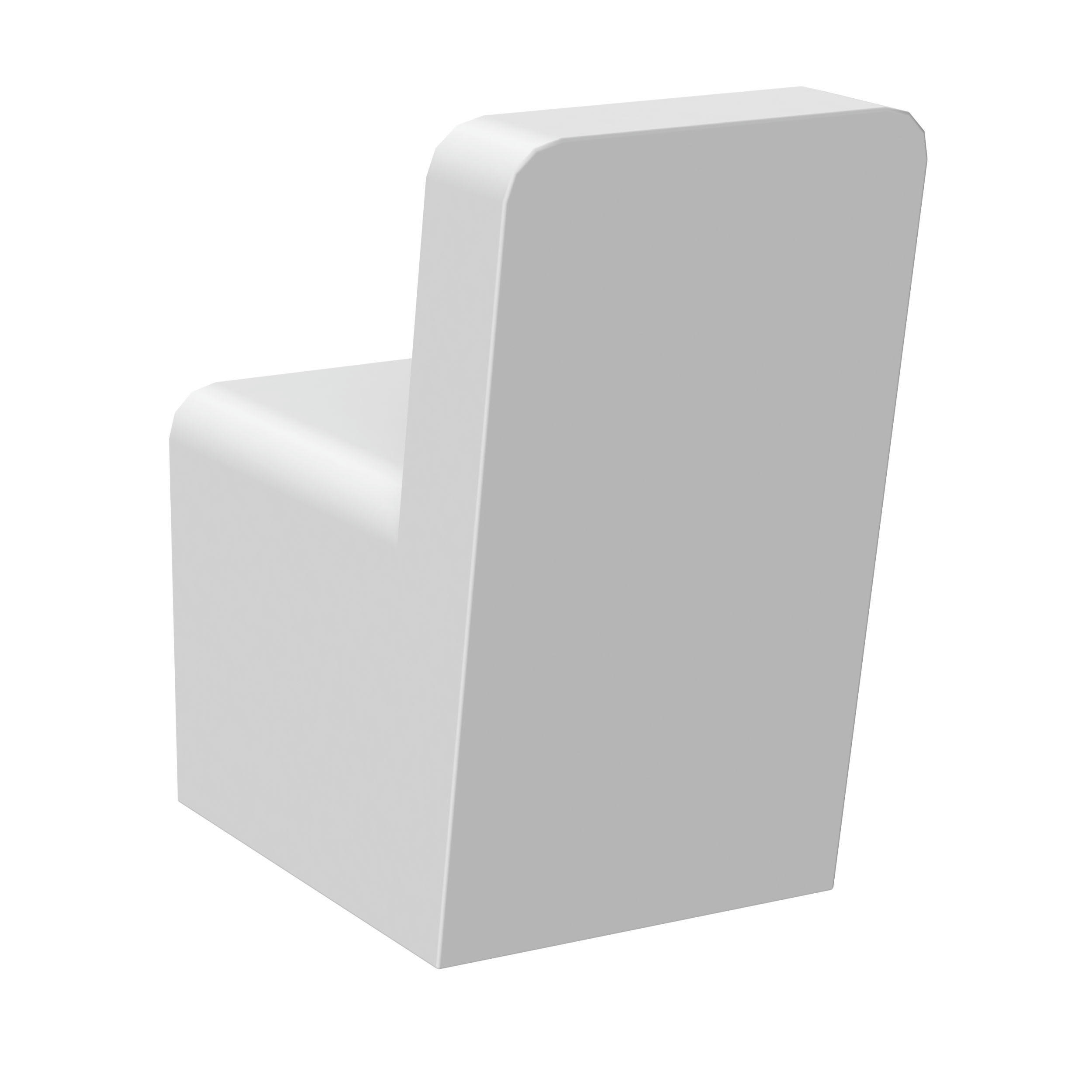 LOFT-GAME - Patère en alu laqué blanc