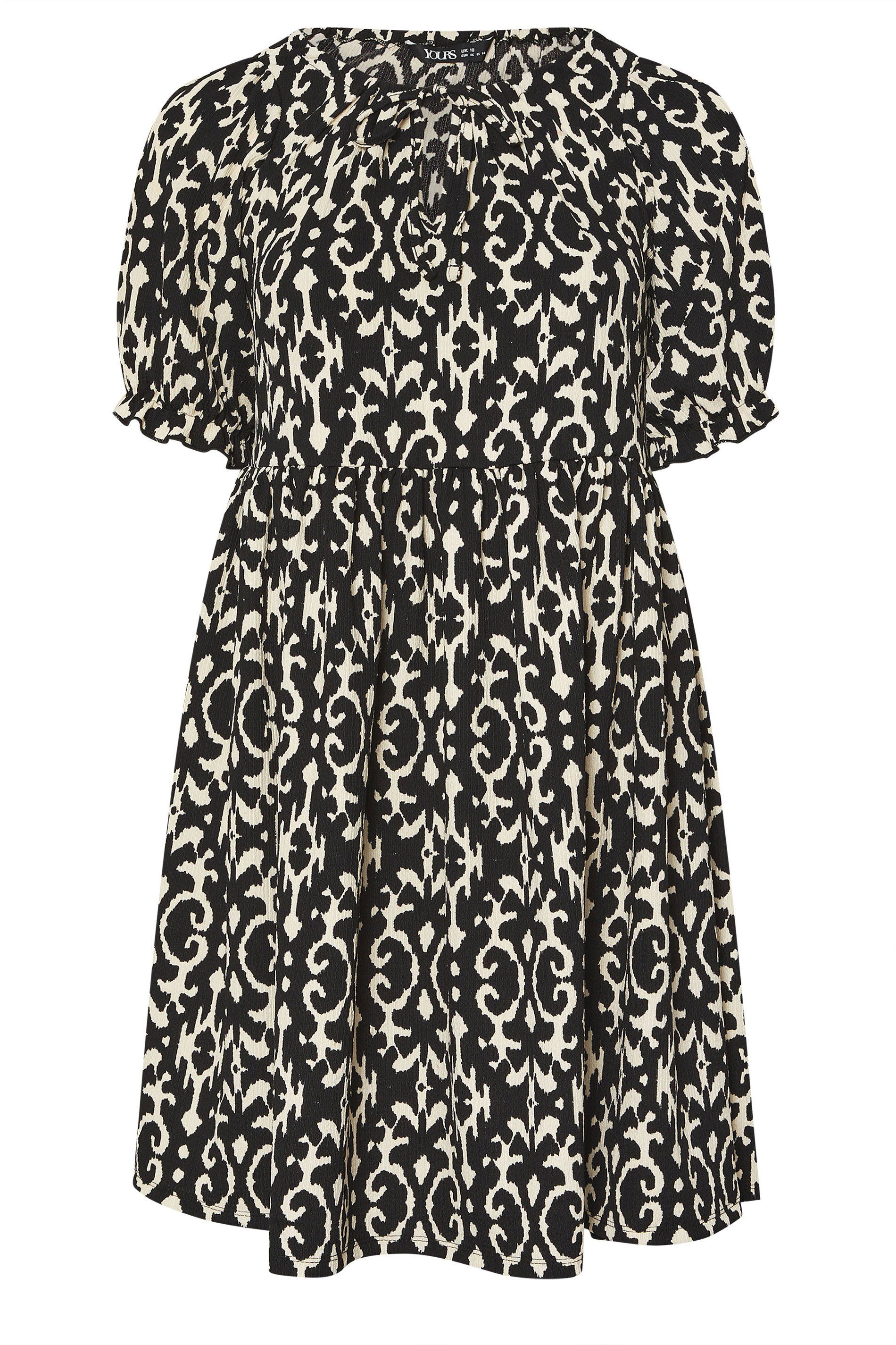 Yours Ikat Textured Mini Dress