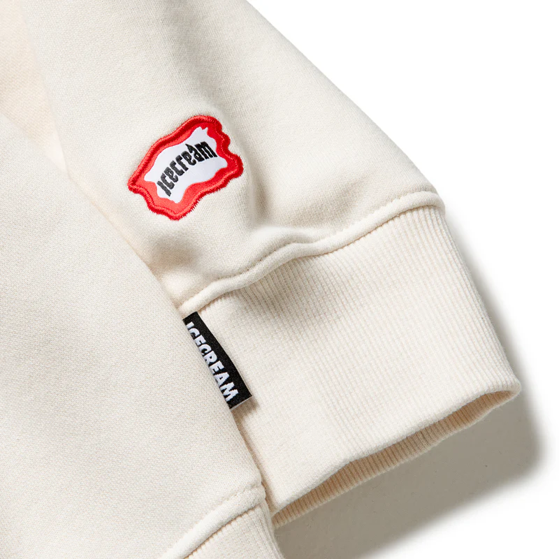 Ice Cream Crystal Hoodie - Antique White