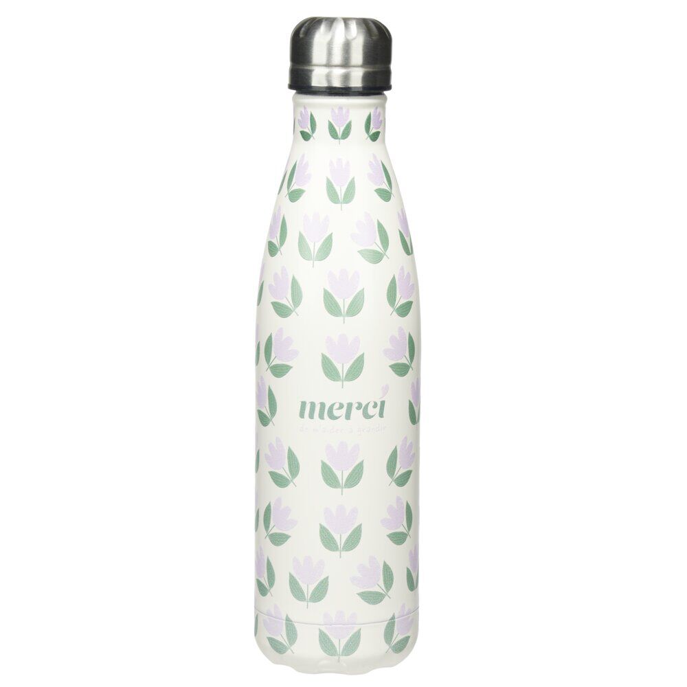 Gourde isotherme remerciement Merci pour cette année 500ml (3 modèles)