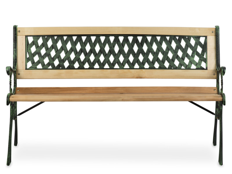 Ławka ogrodowa parkowa drewniana 124x43x74 cm Sofotel
