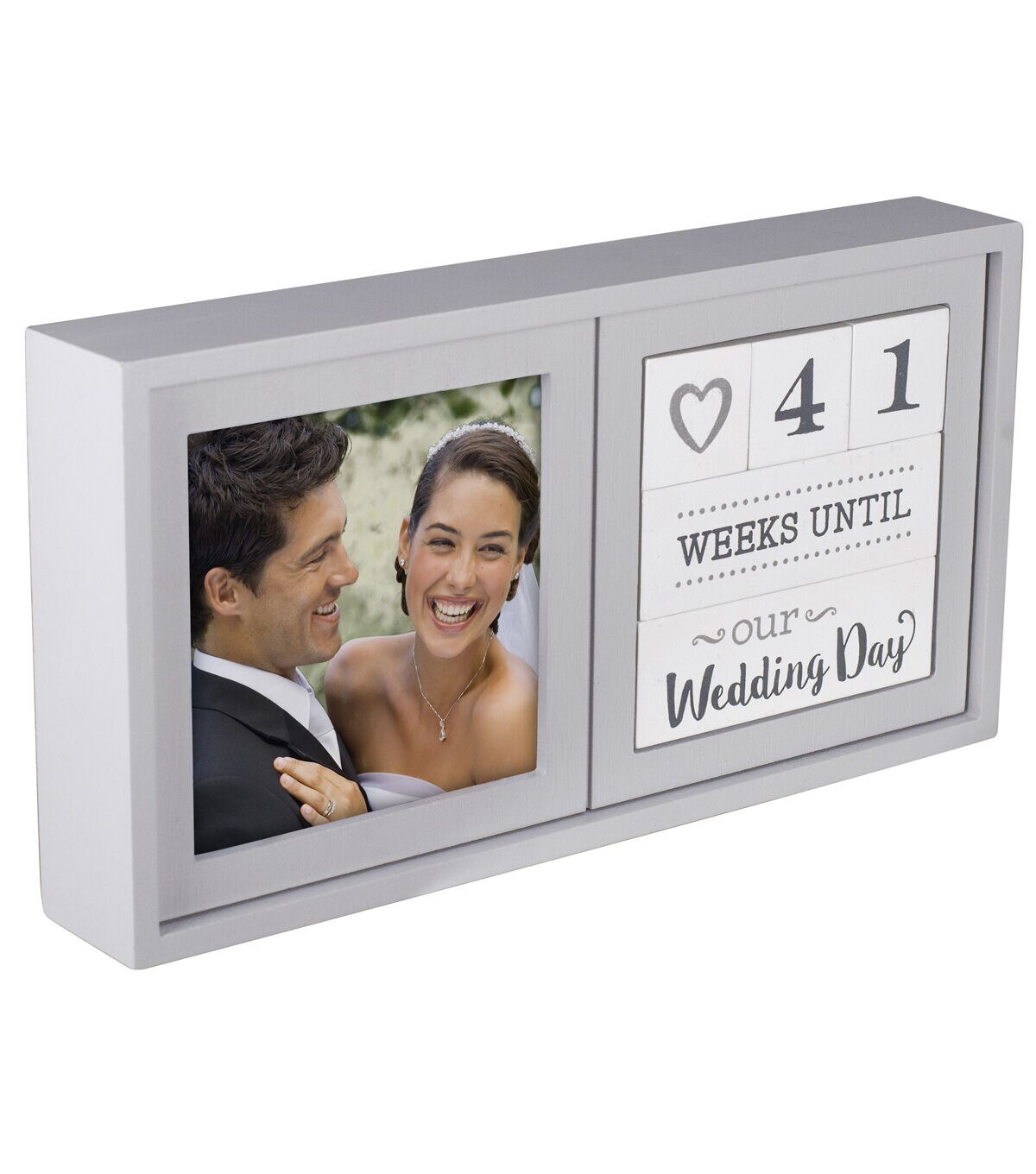 Malden 4 Picture Frame With Wedding Countdown Block