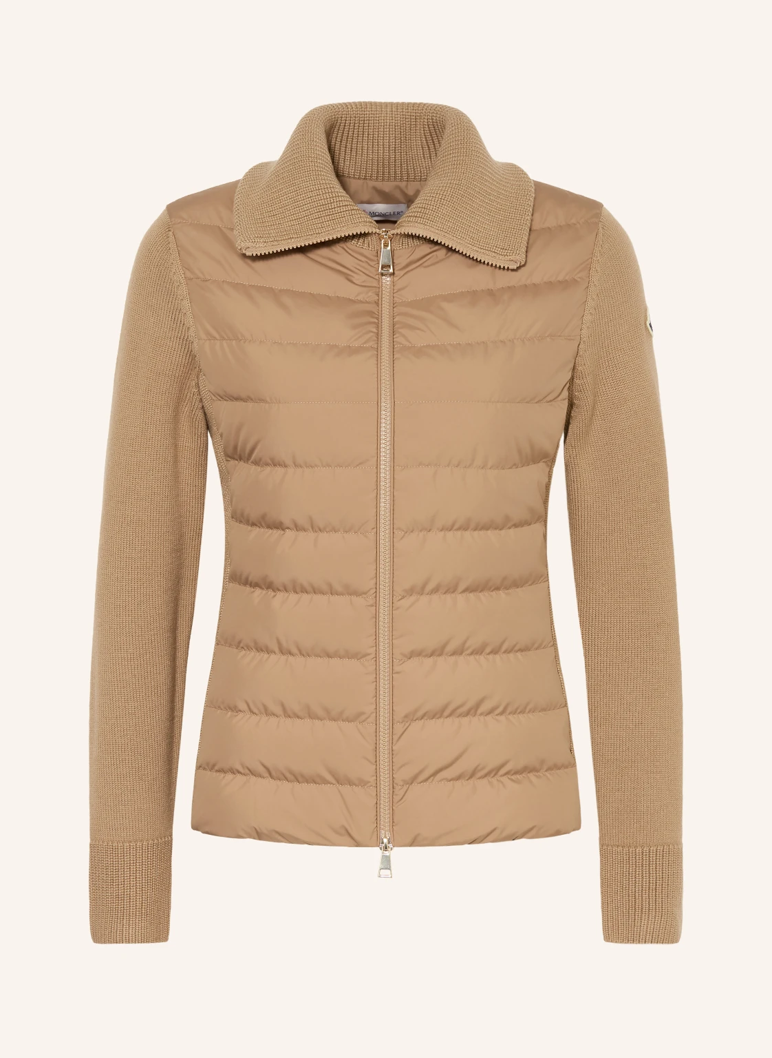 MONCLER Lightweight-Daunenjacke im Materialmix