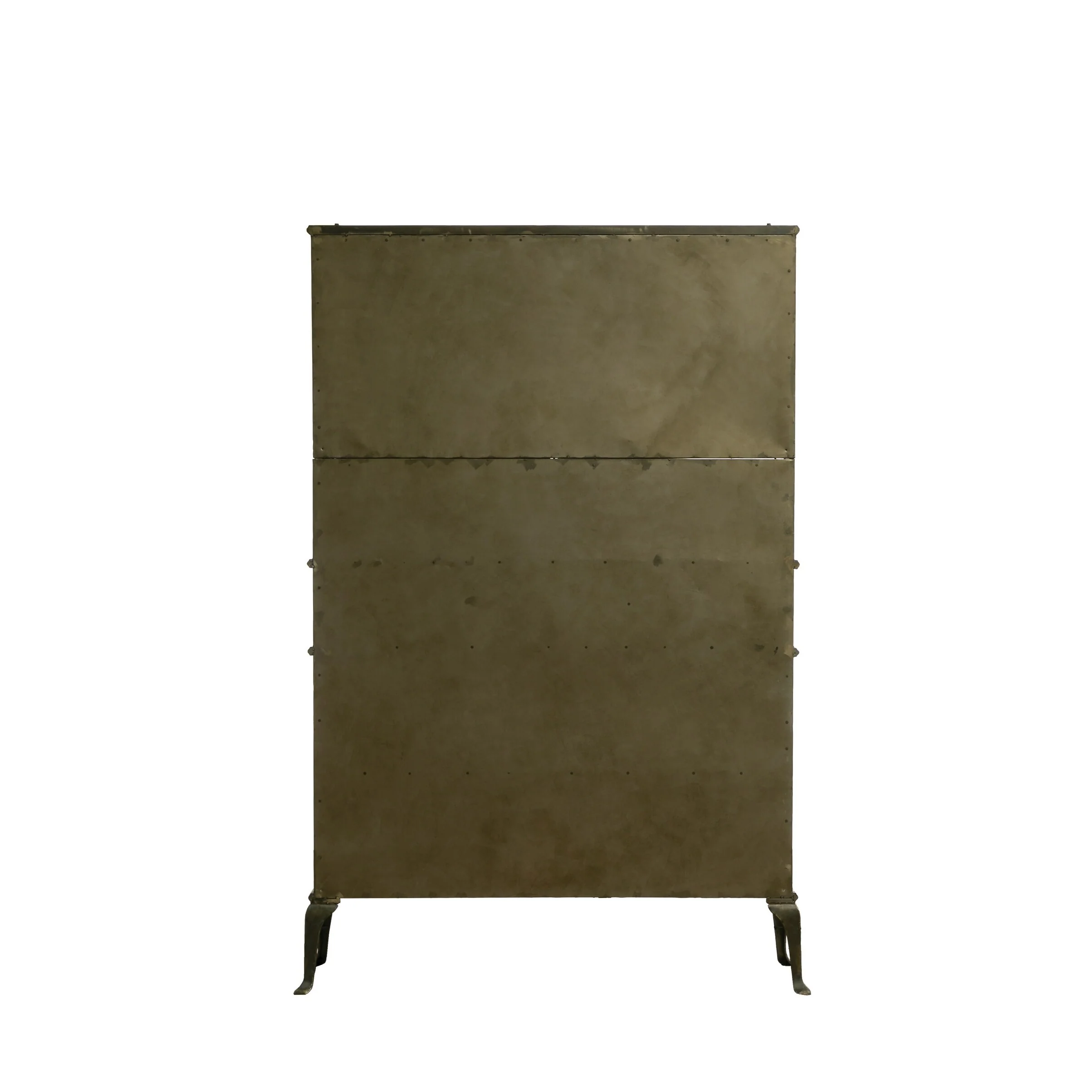 Antique Black Metal Cabinet