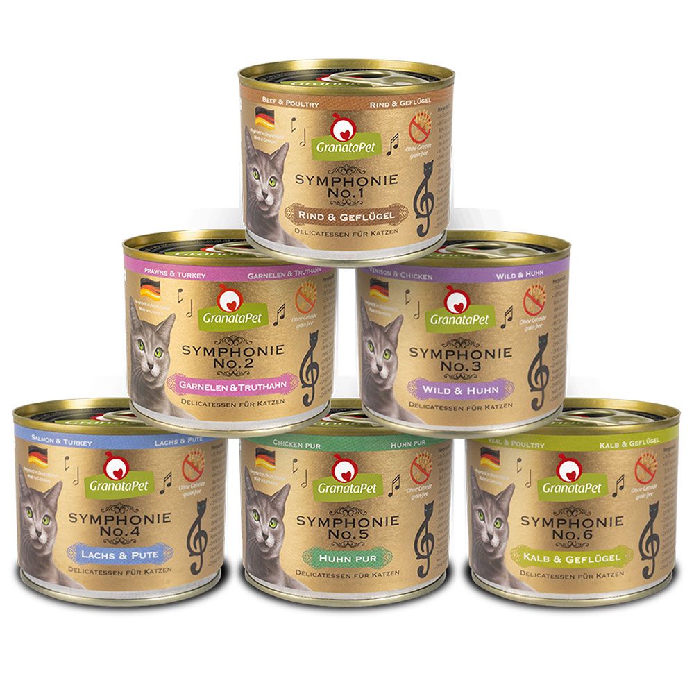 GranataPet Symphonie tasting pack 6 x 200 g