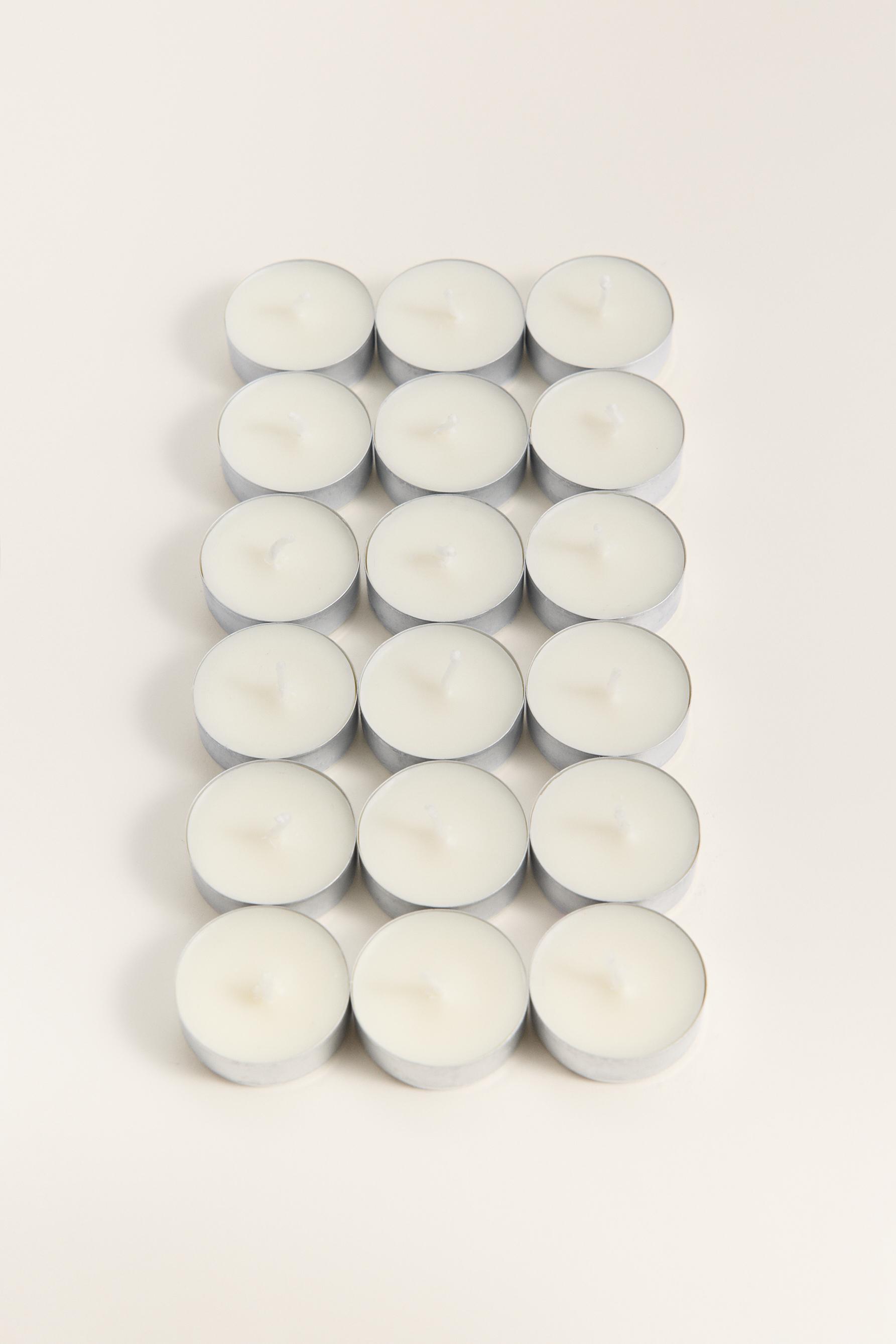 Pack 18 velas pequeñas aromáticas Vainilla