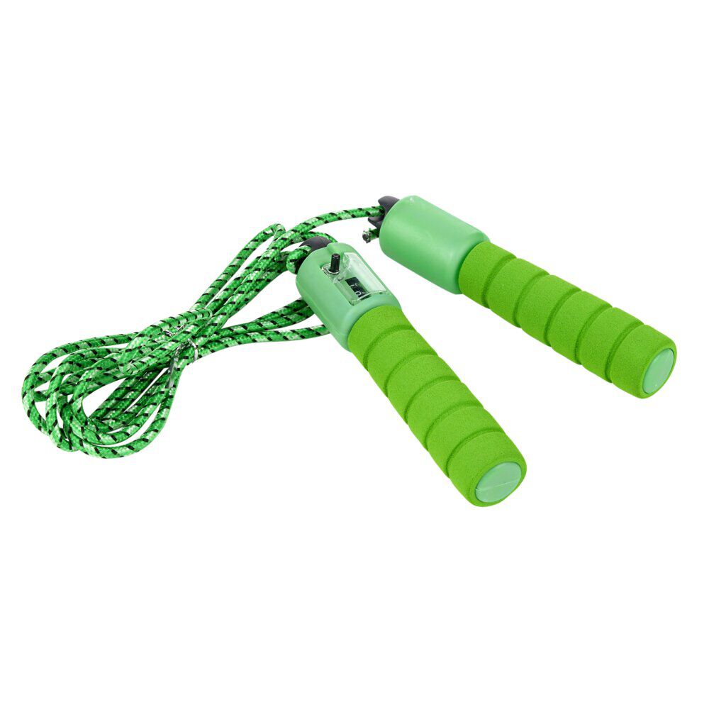 Corde à sauter sport avec compteur et décompte 2,3m (2 modèles)