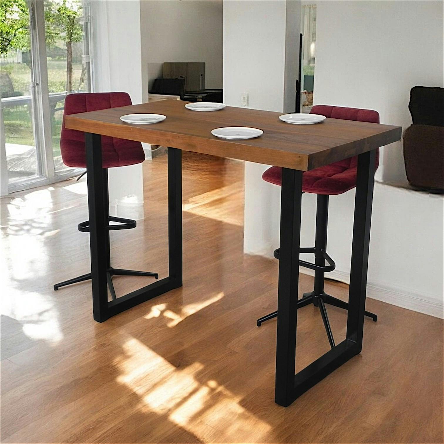 Mange-debout en bois de teck 140 cm CANADA