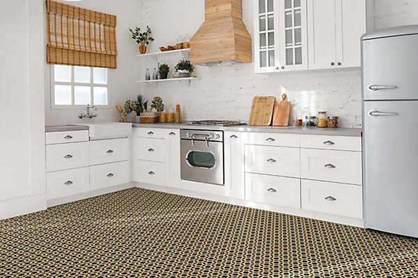 Carreaux vinyle Tulup 30x30 cm étoiles géométriques 9 pcs