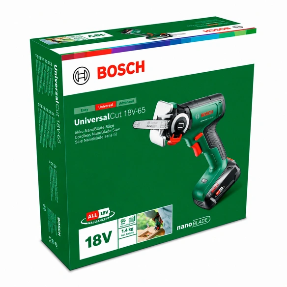 Akku-Säge »UniversalCut 18V-65«, 18 V, grün, mit Akku
