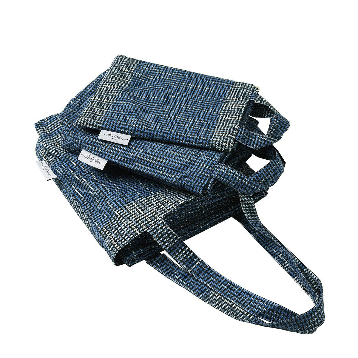 BATIK - Drap housse coton biologique bleu foncé 90x190 cm