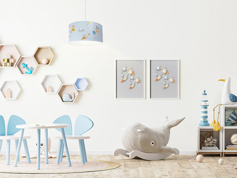 Lampa wisząca dziecięca Sweet Dreams40 cm wielokolorowa