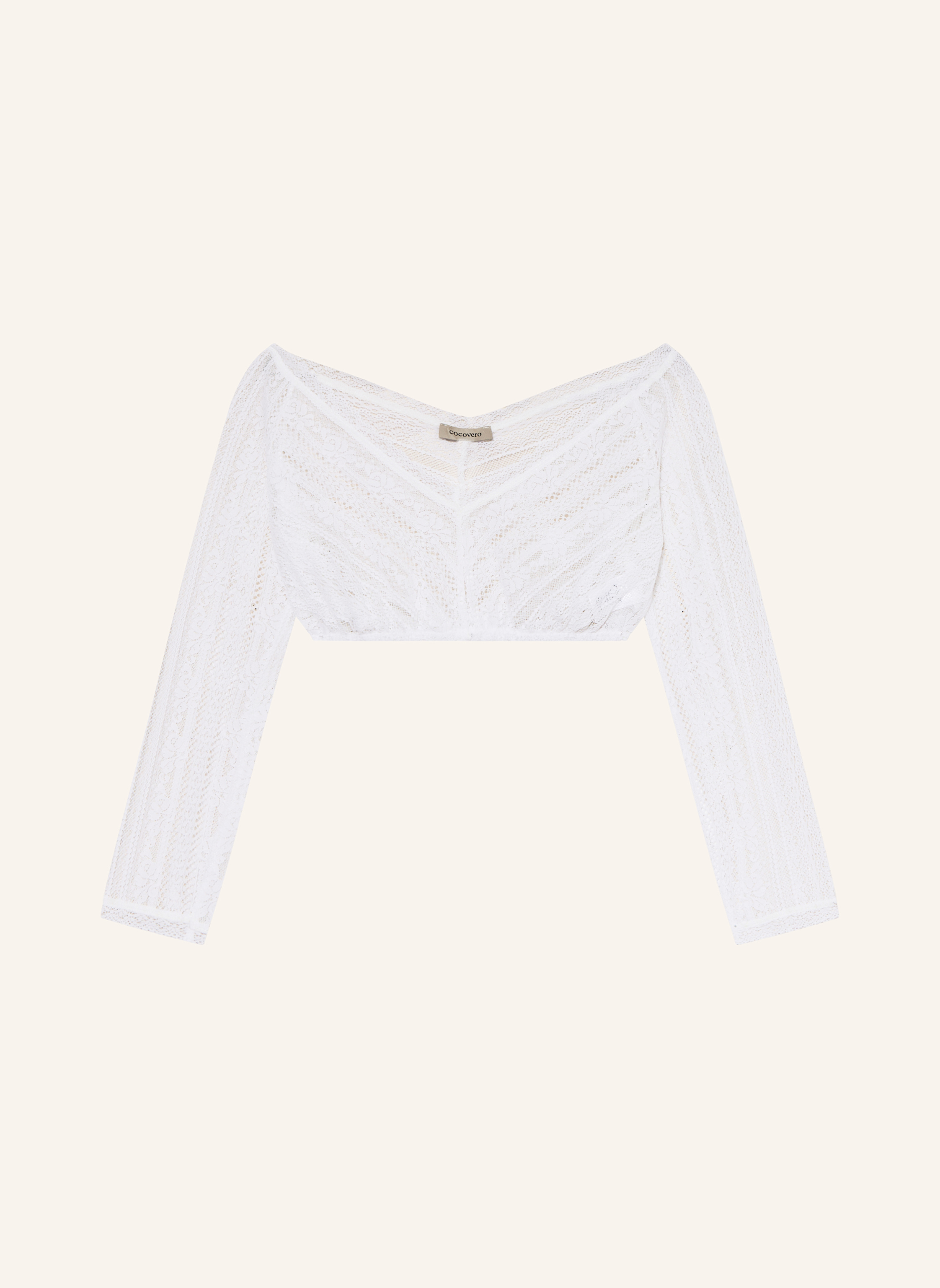 CocoVero Dirndlbluse ROMY aus Spitze mit 3/4-Arm