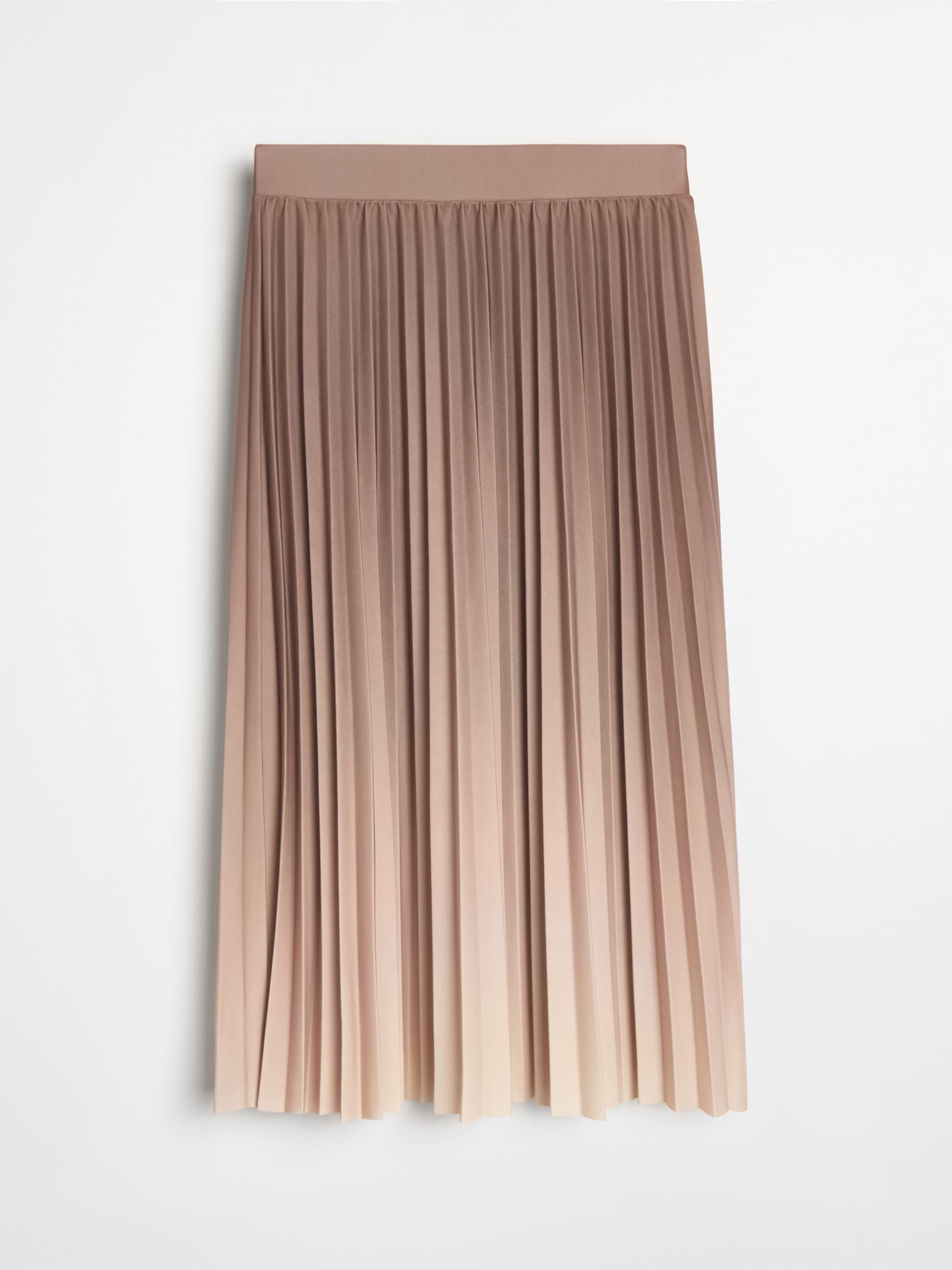 Plisowana spódnica midi ombre