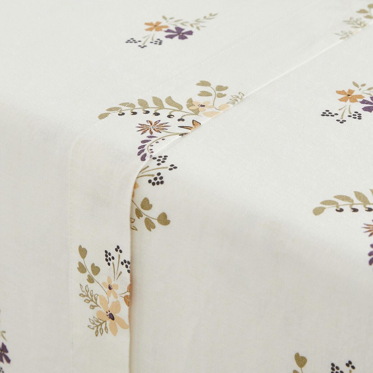 Drap plat coton/lin, Véra