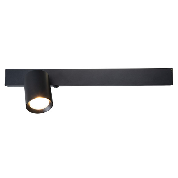 Kinkiet czarny MAGNET 2xGU10x12W wym:11x40,4x9,1cm IP20 Milagro