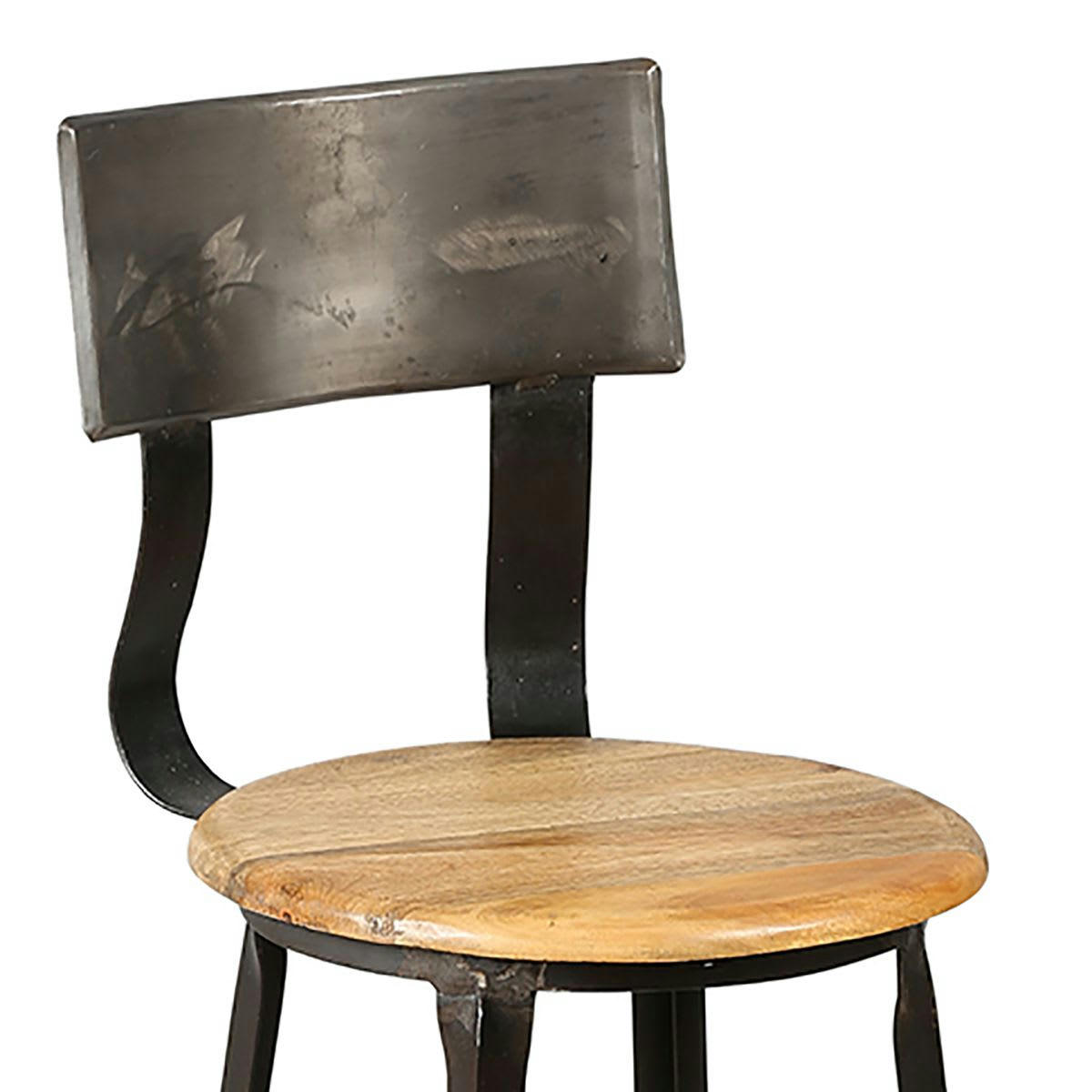 INDUS - Tabouret  de bar industriel h75