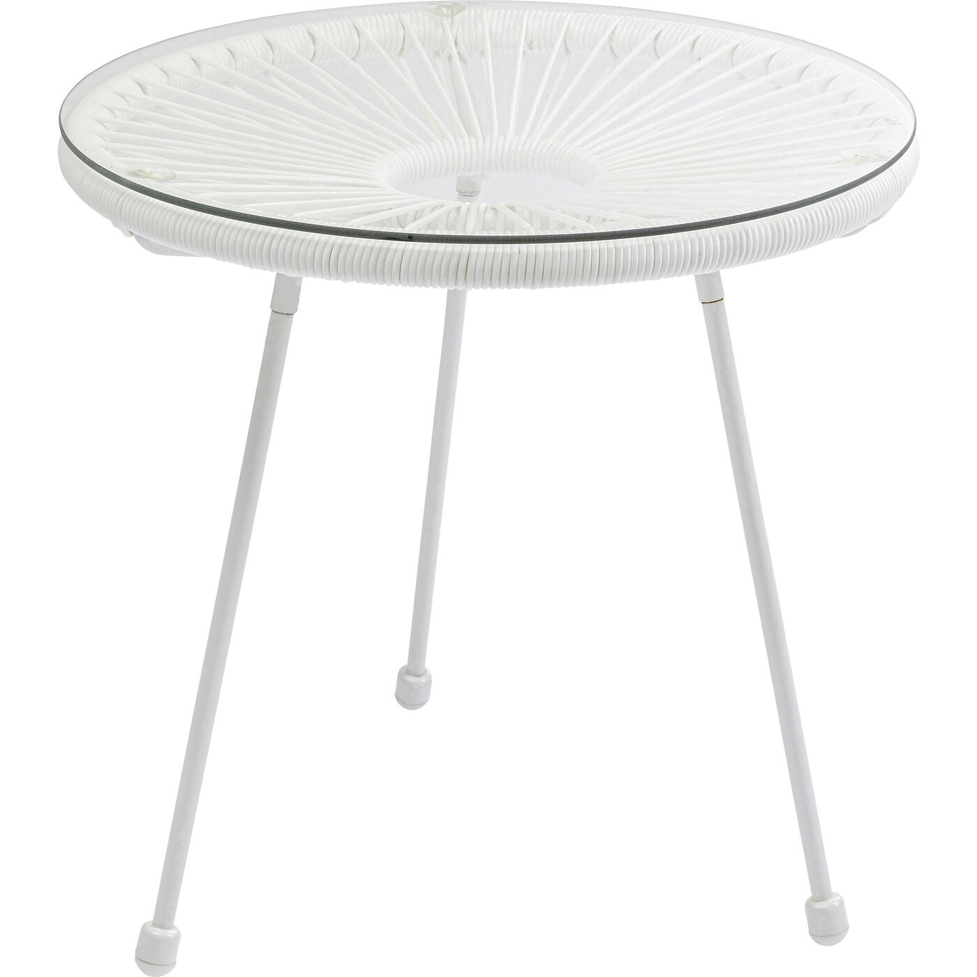 Kare Design Tuin Bijzettafel Acapulco Mono wit