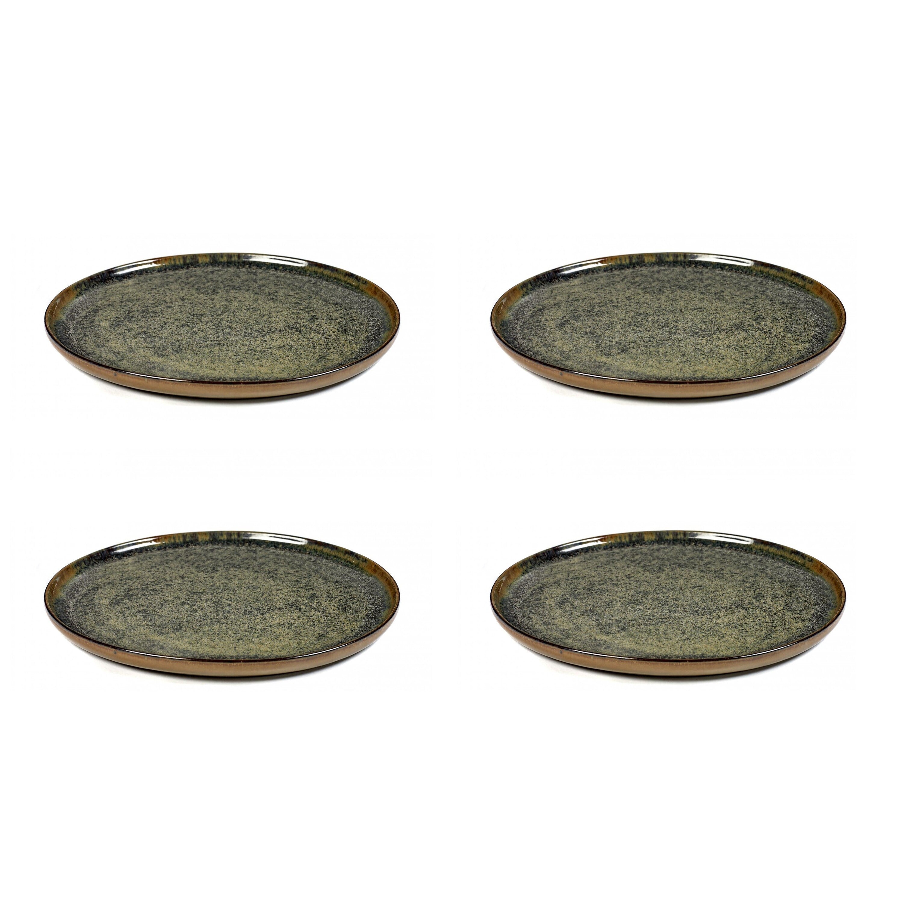 SERAX - Sergio Herman - Surface Bord 4 st. - Ø 24 cm - Indy Grey