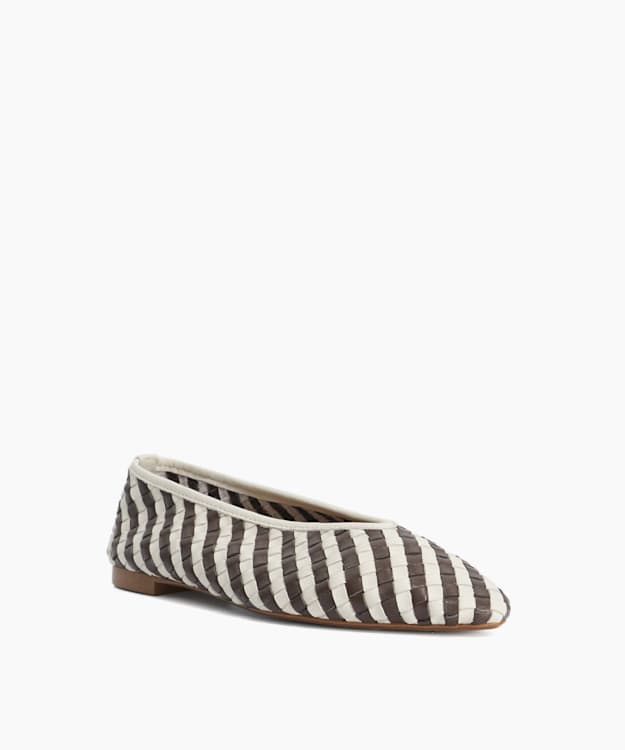Henlee Multi - Woven Pointed Ballet Flats