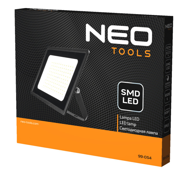 Reflektor halogen naświetlacz SMD 100W 8000lm 230V, NEO 99-054