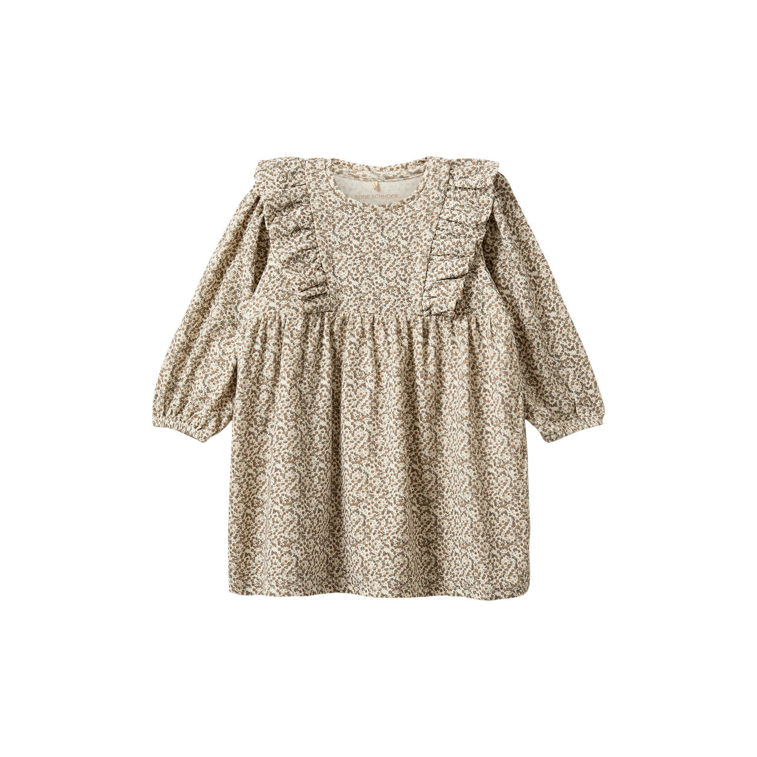 LulaKB Dress, off white w aop