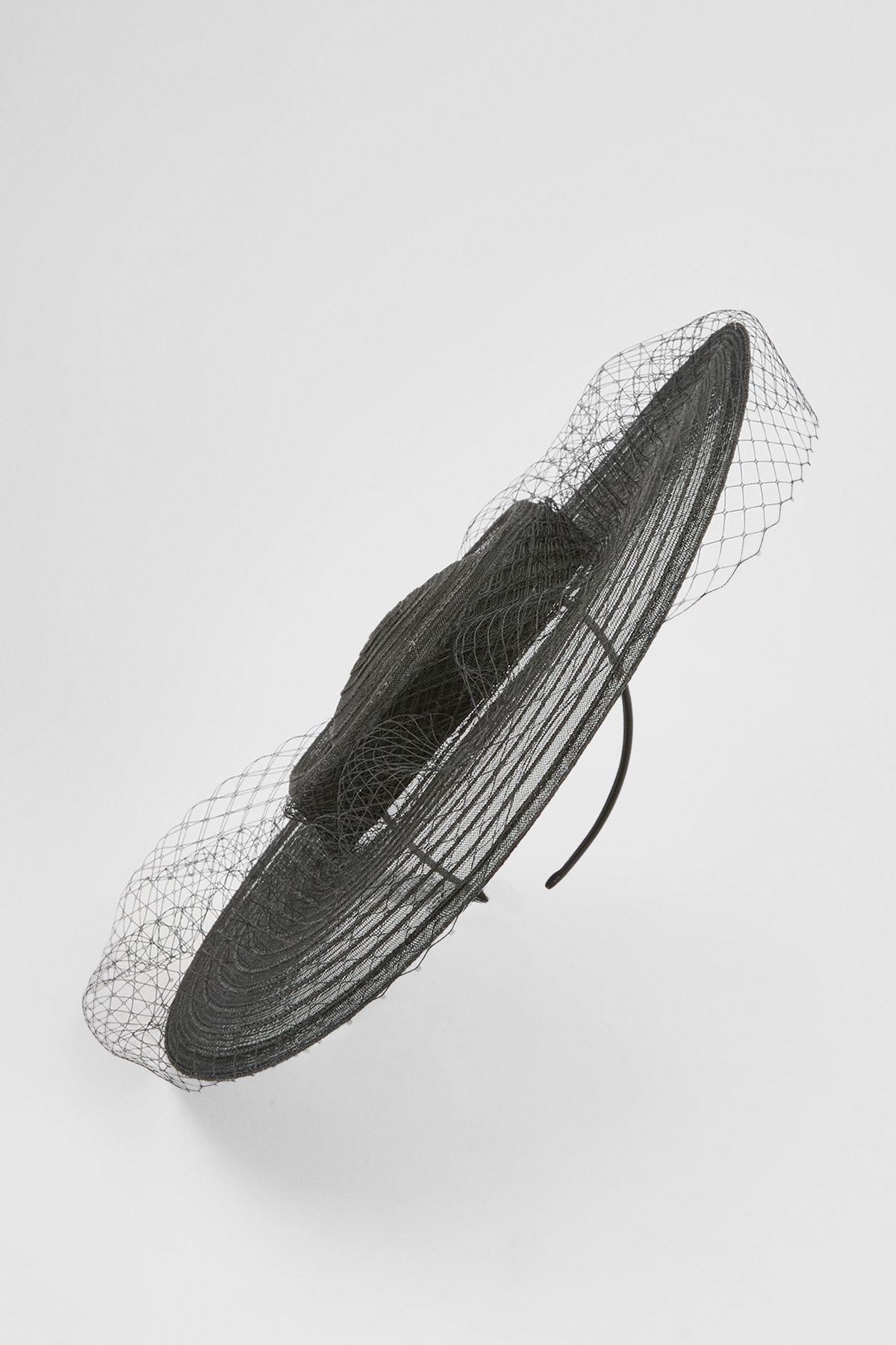 KarenMillen Tulle Trimmed Fascinator