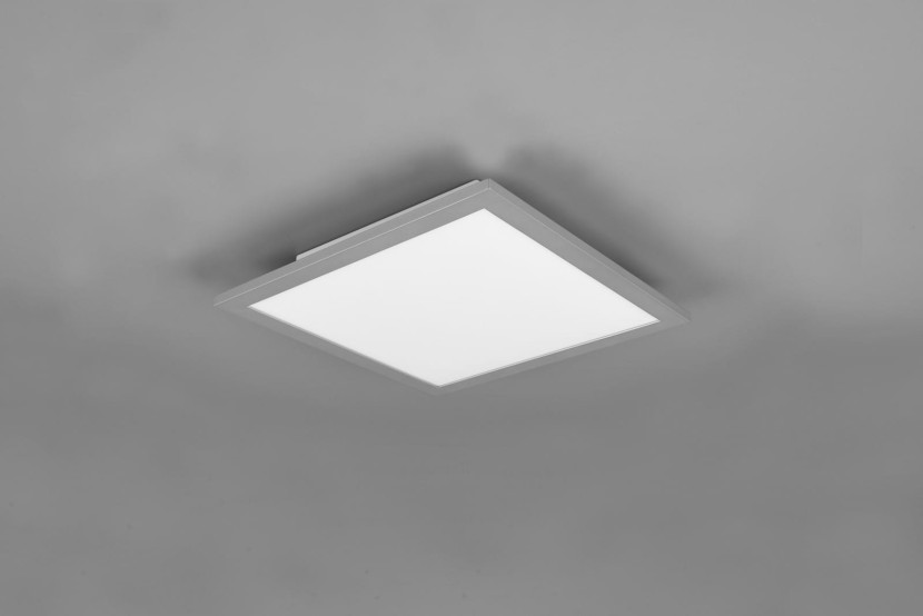 Plafon ALPHAkwadratowy srebrny LED 1x13W 29,5cm 1600lm IP20 RL