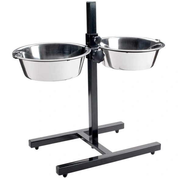 Hundebar, Edelstahl, silberfarben, 1,8 l