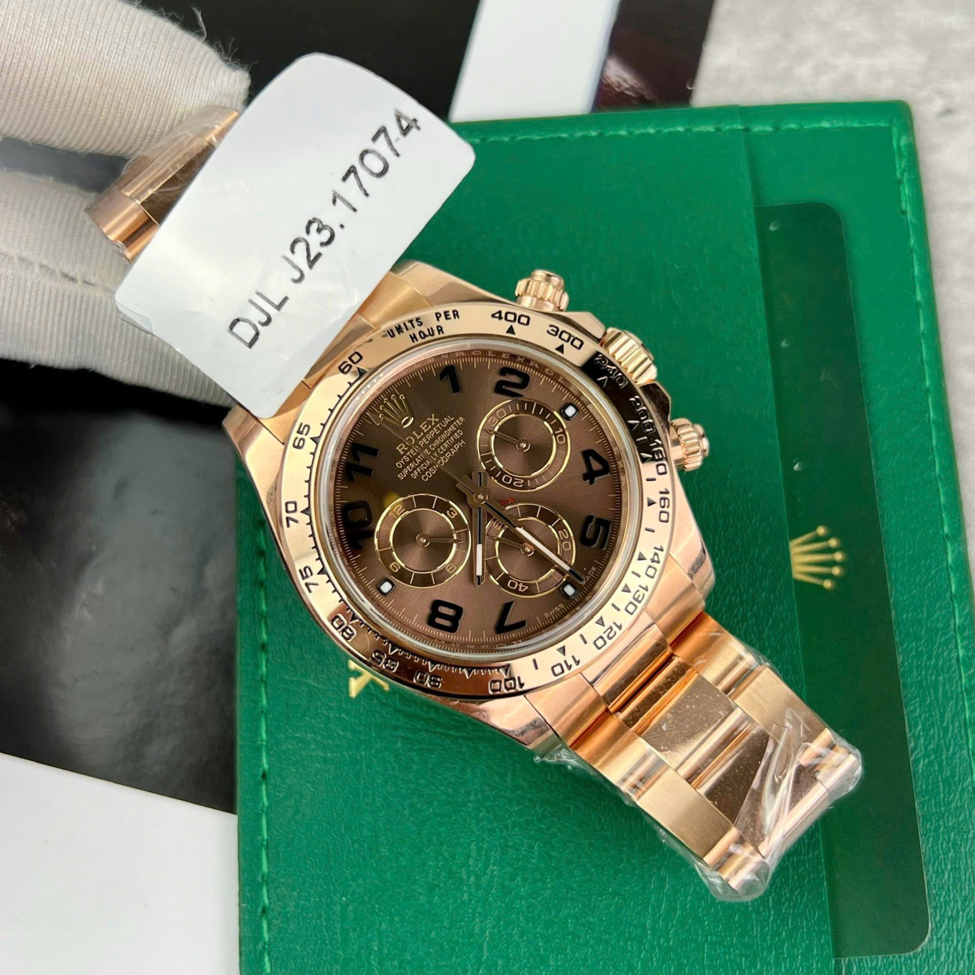 Rolex Daytona 116505 904L Steel Chocolate Dial 40mm Jub Super Clone