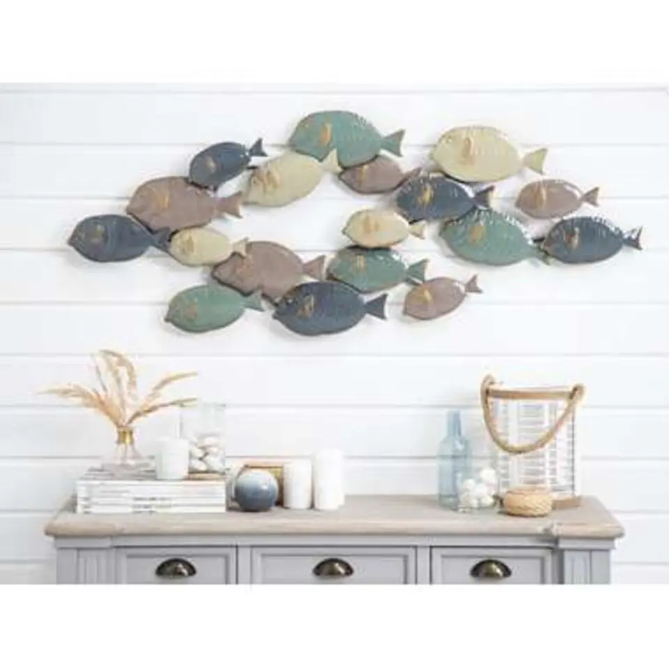 FERMIUM - Wanddecoratie - Blauw - Metaal