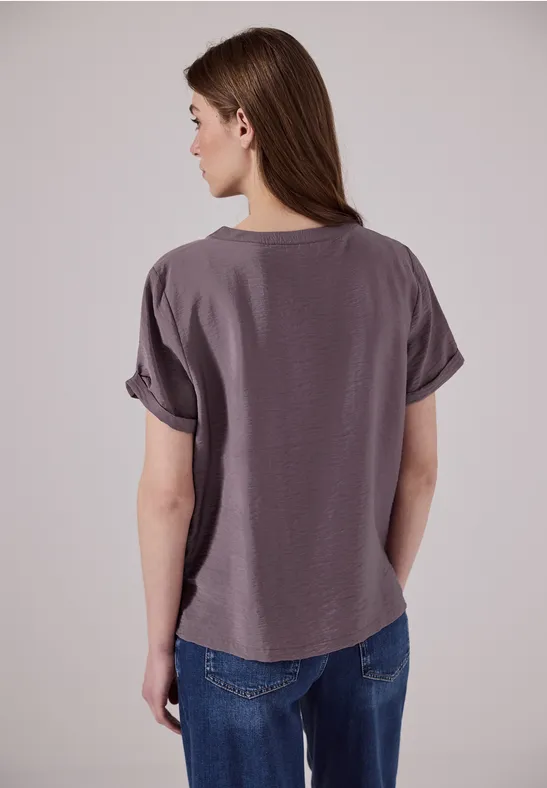 Bluse mit Seiten-Schlitzen