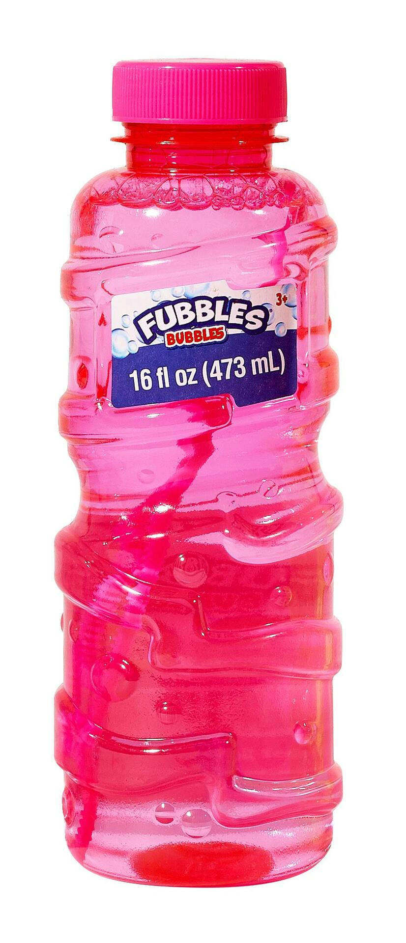 Fubbles Bubbles Bubble Solution for Kids, Safety Tested for Kids, 16-oz, Age 3+